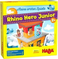 HABA 305912 Meine Ersten Spiele - Rhino Hero Junior