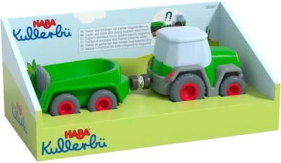HABA 305562 Kullerbü – Traktor Mit Anhänger 6 HABA 305562 Kullerbü – Traktor Mit Anhänger – Bild 4