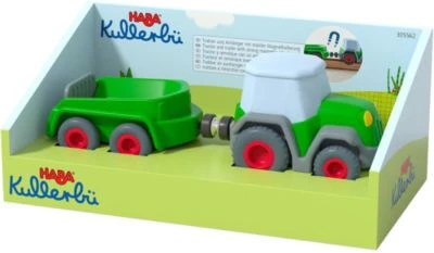 HABA 305562 Kullerbü – Traktor Mit Anhänger 7 HABA 305562 Kullerbü – Traktor Mit Anhänger – Bild 5