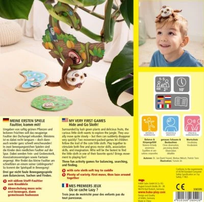 HABA 306599 Meine Ersten Spiele – Faultier, Komm Mit! 4 HABA 306599 Meine Ersten Spiele – Faultier, Komm Mit! – Bild 2