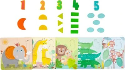 HABA 306708 Zuordnungsspielzeug Wilde Tiere 3 HABA 306708 Zuordnungsspielzeug Wilde Tiere