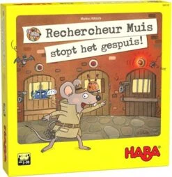 Haba !!! Spiel - Detektiv Maus Hält Den Pöbel Auf! (Niederländisch) = Deutsch 306112 - Französisch 306114