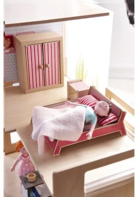 HABA 301988 Little Friends Puppenhausmöbel Schlafzimmer 3 HABA 301988 Little Friends Puppenhausmöbel Schlafzimmer – Bild 2
