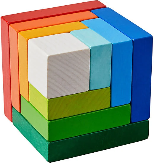 Haba 305460 3D-Legespiel Farbenwürfel, 10-tlg. 3 Haba 305460 3D-Legespiel Farbenwürfel, 10-tlg. – Bild 2