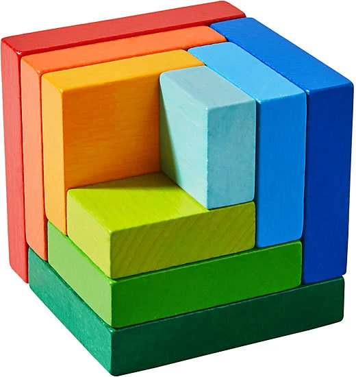 Haba 305460 3D-Legespiel Farbenwürfel, 10-tlg. 4 Haba 305460 3D-Legespiel Farbenwürfel, 10-tlg. – Bild 3