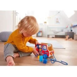 Haba Nachziehspielzeug Feuerwehrauto In Mehrfarbig -Haba Verkaufsgeschäft haba nachziehspielzeug feuerwehrauto in mehrfarbig 2