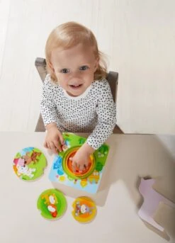 Holzpuzzle Kunterbunte Tierkinder -Haba Verkaufsgeschäft haba sales gmbh and co kg holzpuzzle kunterbunte tierkinder 4
