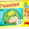 Puzzles Herr Igel 2 X 12 Teile -Haba Verkaufsgeschäft haba sales gmbh and co kg puzzles herr igel 2 x 12 teile