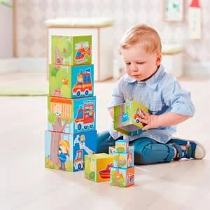 Haba Stapelwürfel Feuerwehr In Mehrfarbig 5 Haba Stapelwürfel Feuerwehr In Mehrfarbig – Bild 3