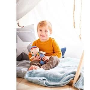 Haba Stoffpuppe Schutzengel Frido 20cm In Blau 4 Haba Stoffpuppe Schutzengel Frido 20cm In Blau – Bild 2